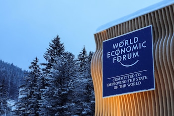 El logo del World Economic