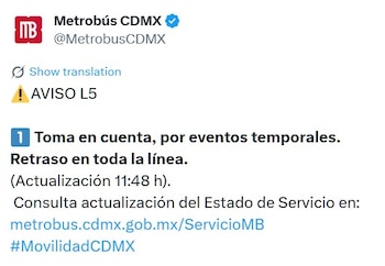 Avance en tiempo real de