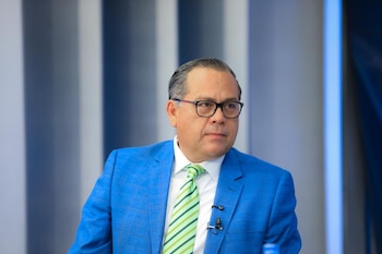 Edwin Núñez, presidente de ETESAL, abordó los detalles de la inversión de 2,900 millones de dólares en el sector energético de El Salvador (Cortesía: Secretaría de Prensa).