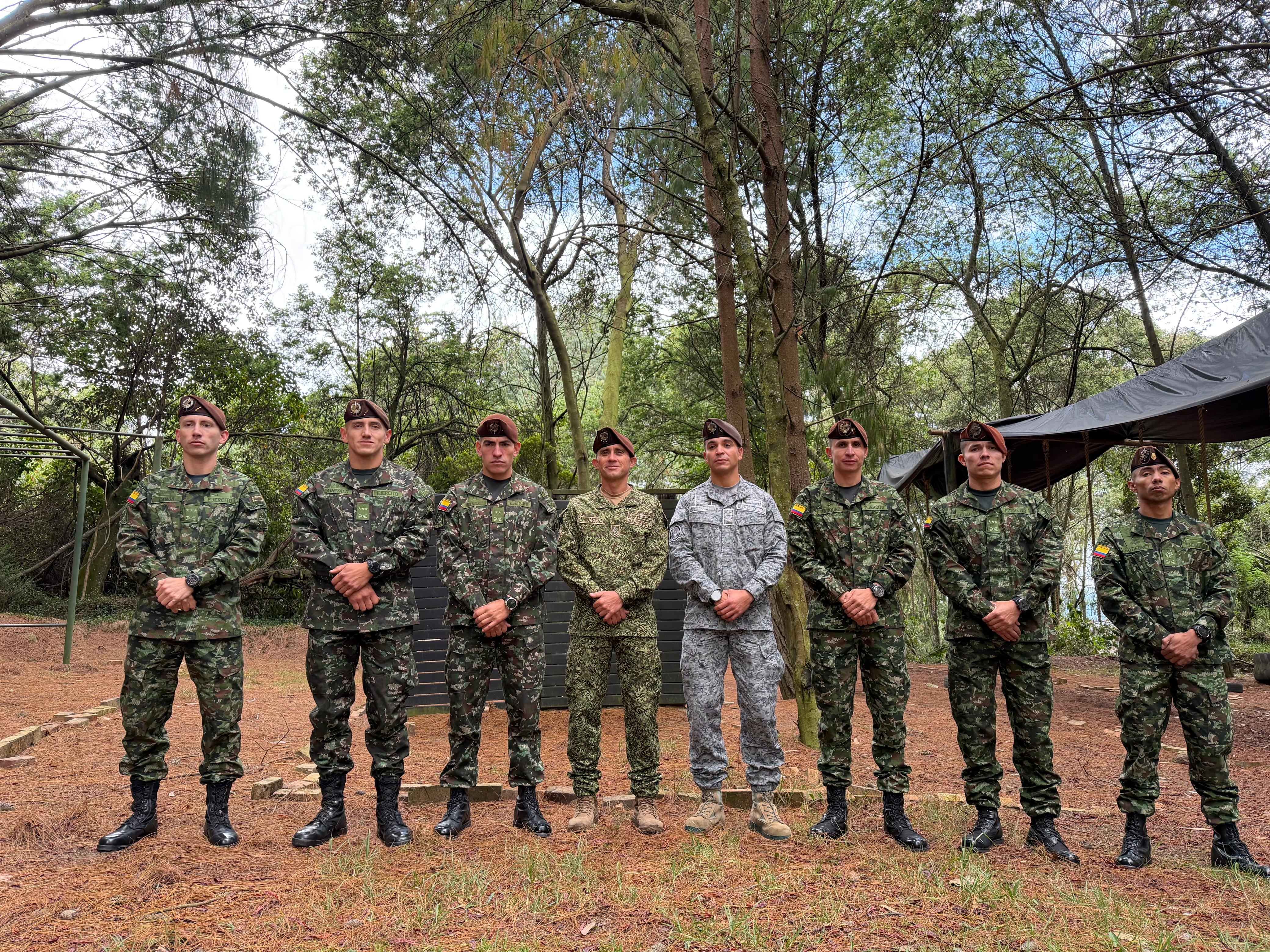 El capitán Jeisson Arévalo explicó que la preparación de Colombia para Fuerzas Comando se extendió durante aproximadamente un año - crédito Infobae Colombia