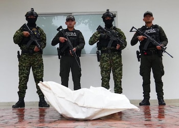 Alias Resorte murió durante una operación en Chinácota, Norte de Santander; el Ejército lo identificó como cabecilla de finanzas del frente urbano Reynaldo Ardila Gómez del ELN - crédito @ABDELAESPRIELLA/X