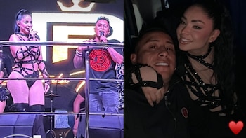 Christian Cueva y Pamela Franco cantaron juntos en concierto. IG