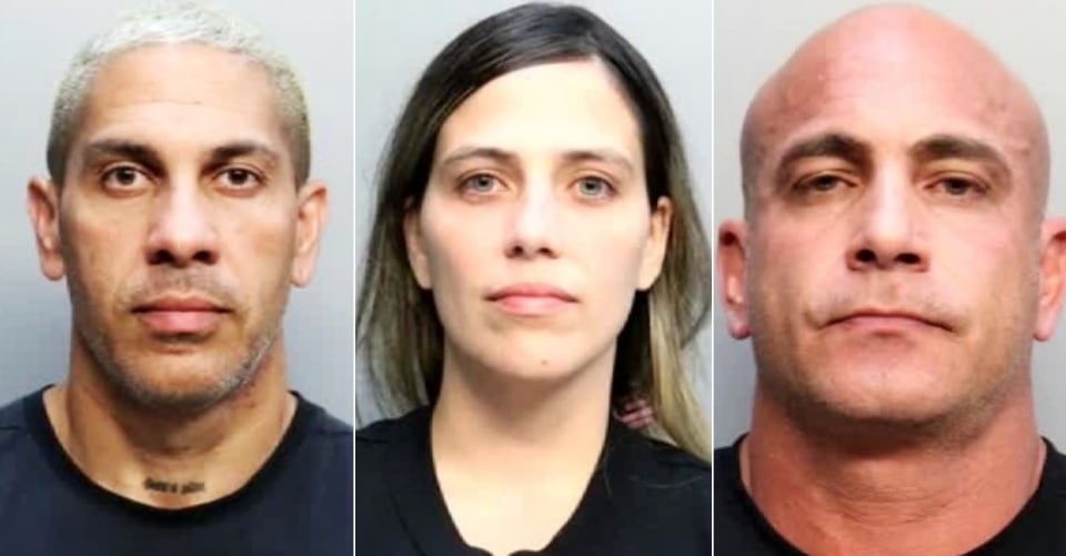 Las autoridades arrestaron a Yeinys Rodriguez-Canizares, Roynel Matos y Yassel Darboys por su presunta relación con falsificaciones de Amiri, testosterona cipionato y envíos de dinero a Turquía