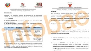 Resolución del 18 de abril