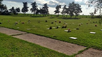 Un cementerio parque en la