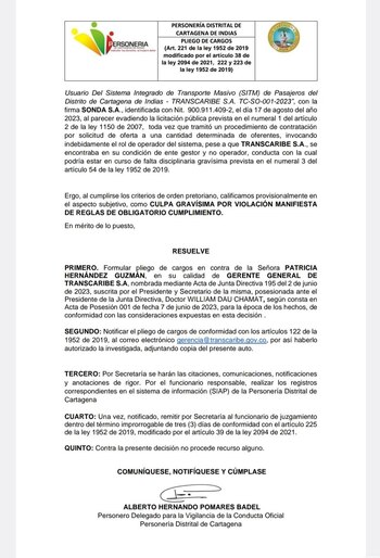 La Personería Distrital de Cartagena