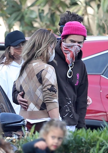 La pareja parece ir en