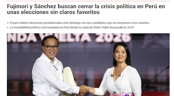 RTVE: Fujimori y Sánchez buscan cerrar la crisis política en unas elecciones sin favorito claro. (Foto captura: Rtve)