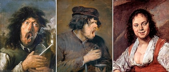 Tres retratos 'tronie': "El fumador"