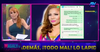 Marisol pide apoyo a Magaly