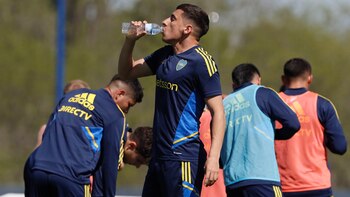 Ezequiel Fernández se entrenó con