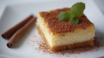 El pan con textura porosa