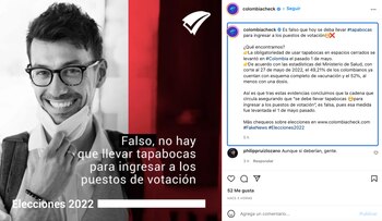 Colombia Check desmintió el uso