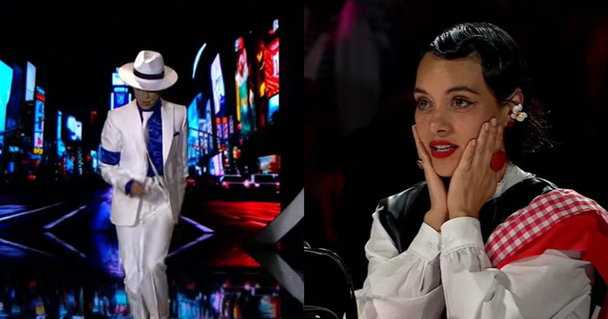 Gabriela Villanueva, imitadora de Michael Jackson, superó problema técnico en presentación y dejó sorprendido al jurado - Infobae