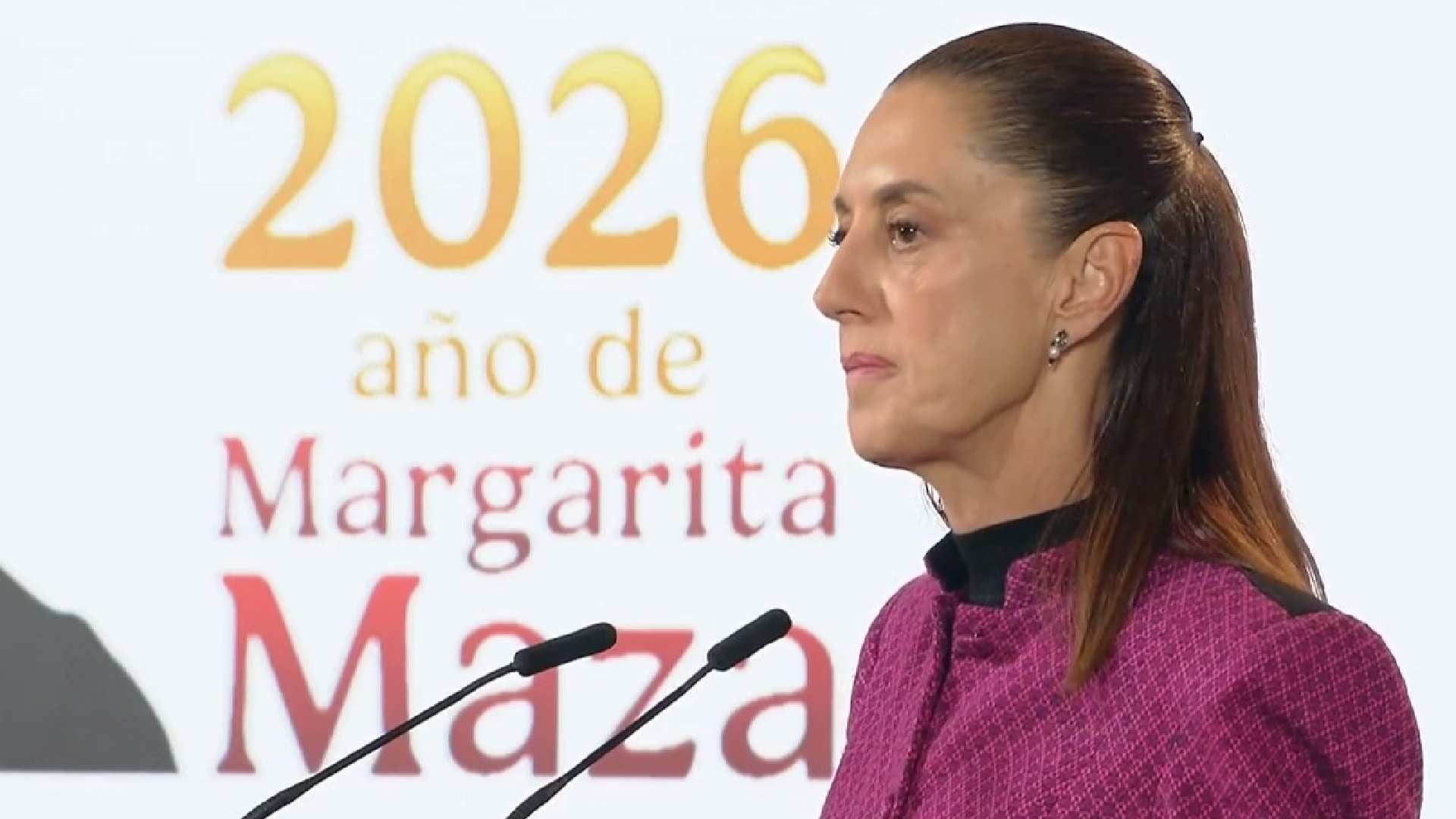 La presidenta Claudia Sheinbaum no descarta nuevos impuestos para el 2027.
Crédito: X/ @Claudiashein