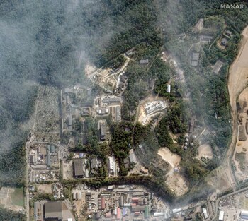 Una imagen de satélite muestra