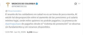 Médicos y profesionales de la