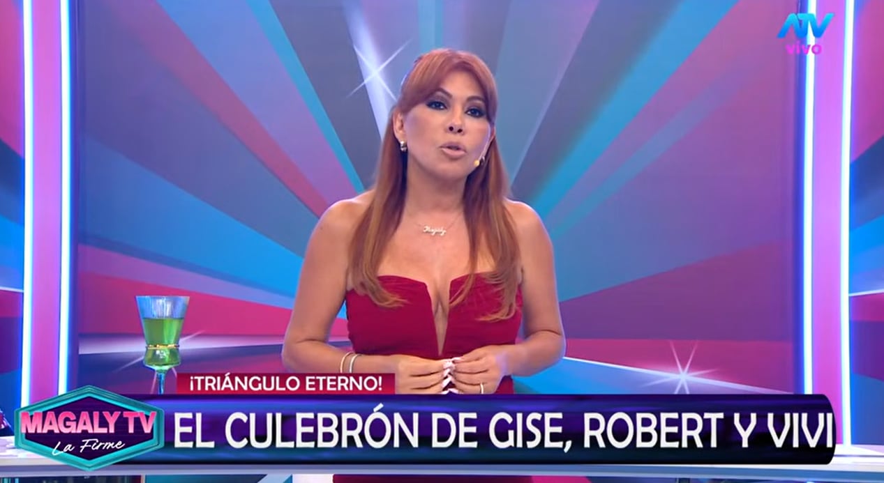 La conductora Magaly Medina opina en su programa de televisión sobre las declaraciones de Viviana Rivasplata respecto a su relación con Roberto Martínez.