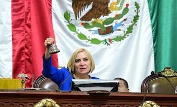 La presidenta de la Mesa Directiva del Congreso de la CDMX es la panista Olivia Garza de los Santos.
Crédito: X / @Congreso_CdMex