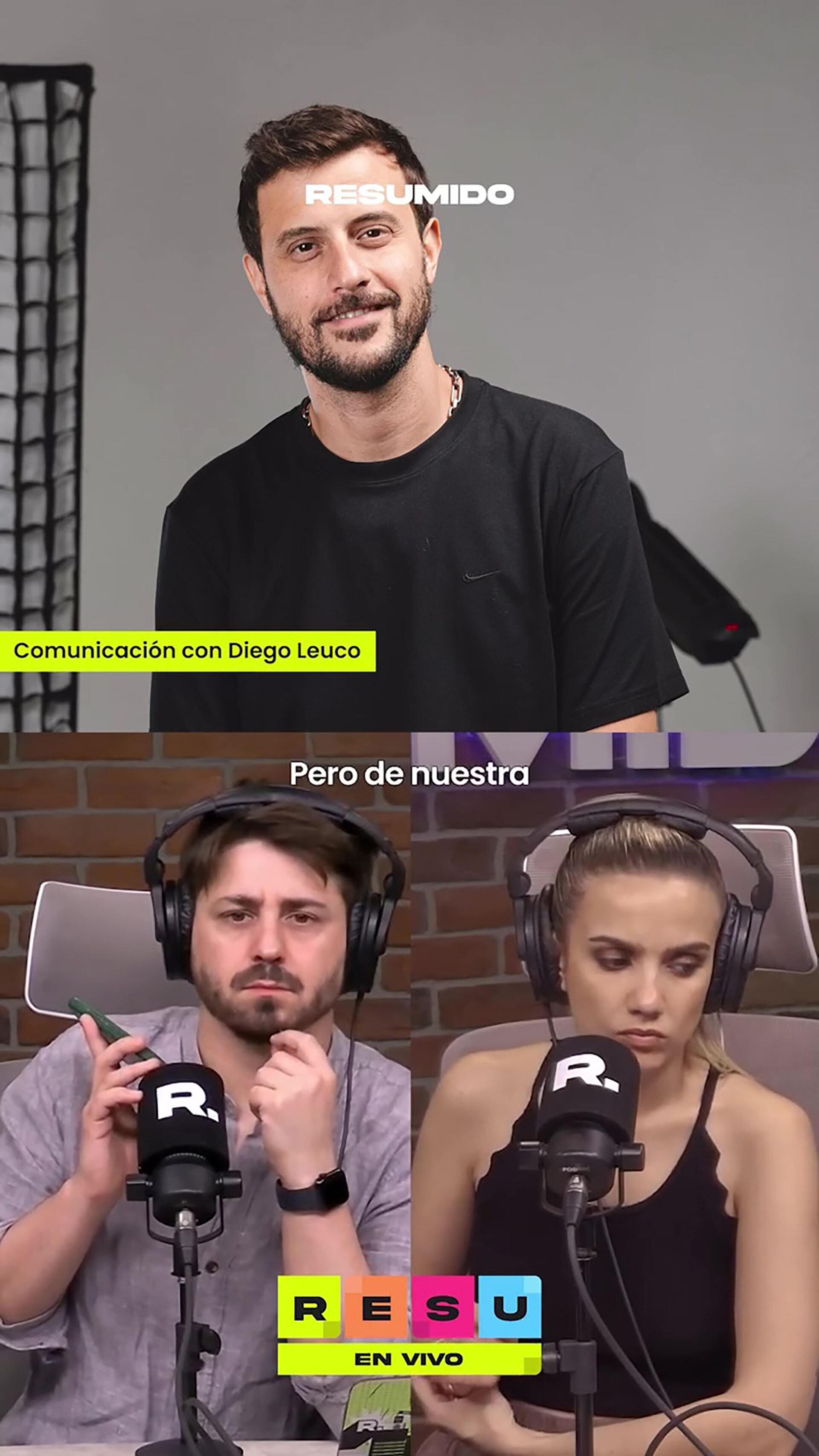 Tras la cancelación, Leuco y China Suárez mantuvieron una conversación cordial y dejaron abierta la posibilidad de una futura entrevista