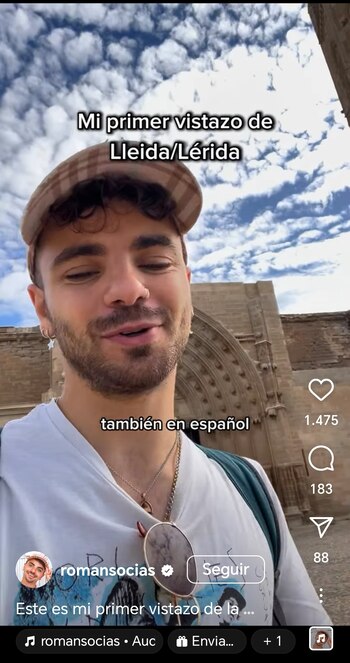 Primer vídeo de Romancito en