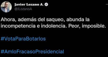 Javier Lozano pidió a la