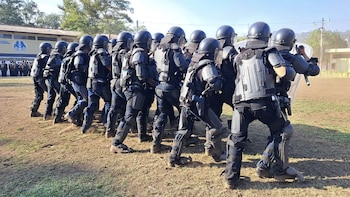 Un grupo de agentes con