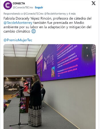 Maestra Fabiola Doracely López, investigadora