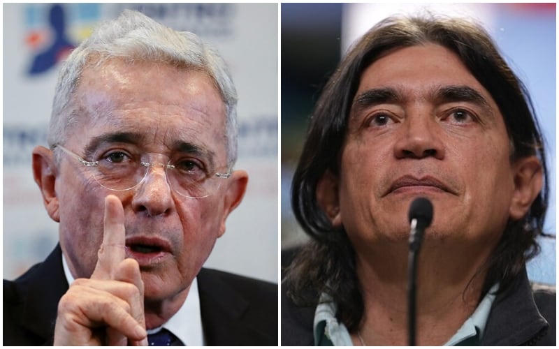Gustavo Bolívar relacionó las visitas de Álvaro Uribe a Ecuador con el incremento de aranceles a productos colombianos - crédito EFE y Colprensa