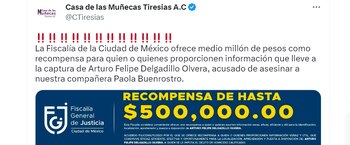 En redes sociales se informó