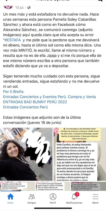 Pamela Cabanillas involucrada en otras