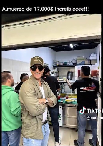 Maluma revive el icónico meme del 'almuercito a $2.800' y causa sensación en TikTok y redes sociales - crédito maluma / TikTok