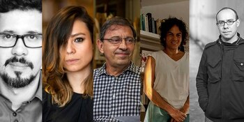 Los escritores finalistas del Premio