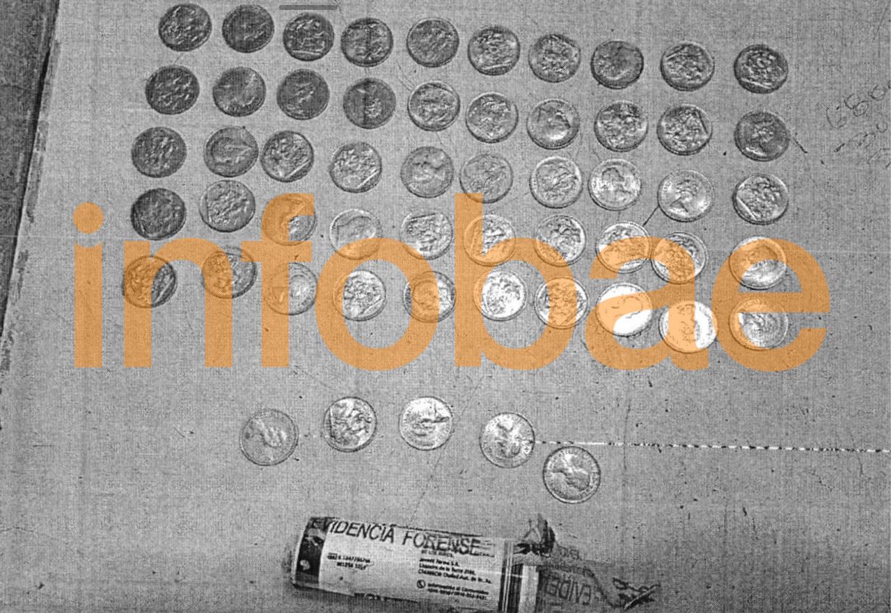 Así eran las 144 monedas de oro que se habría robado Poderti