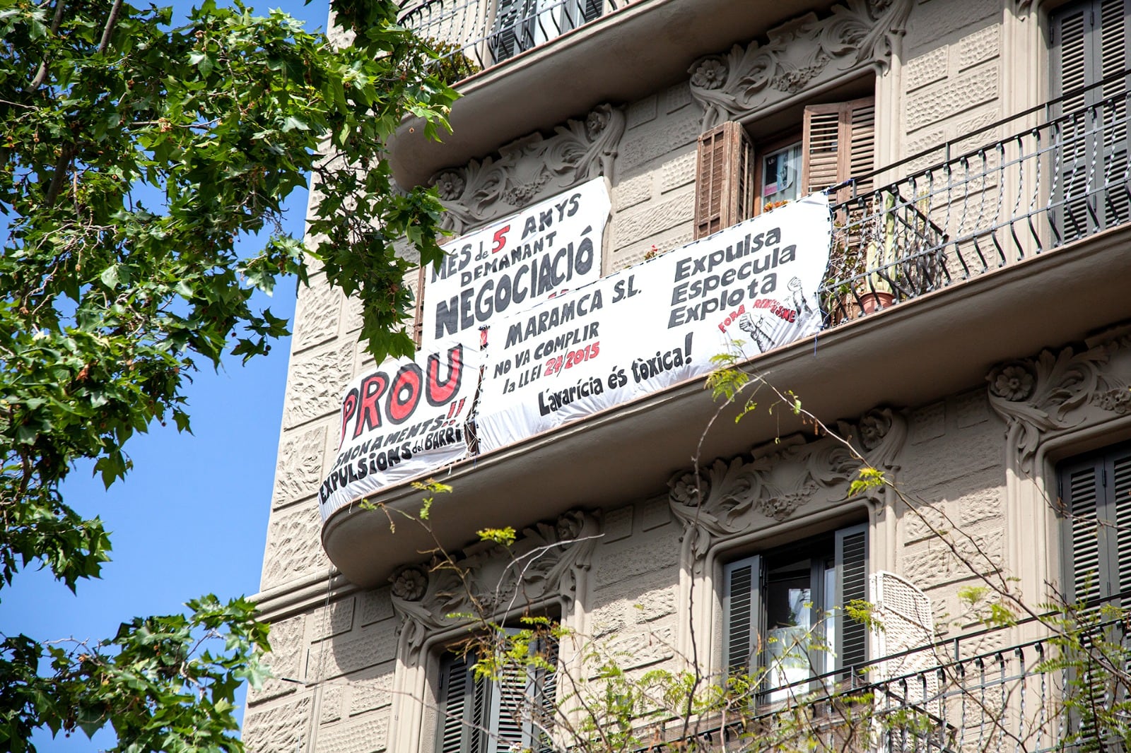 Imagen del edificio en la calle Ramon Turró, Barcelona. (Cedida)