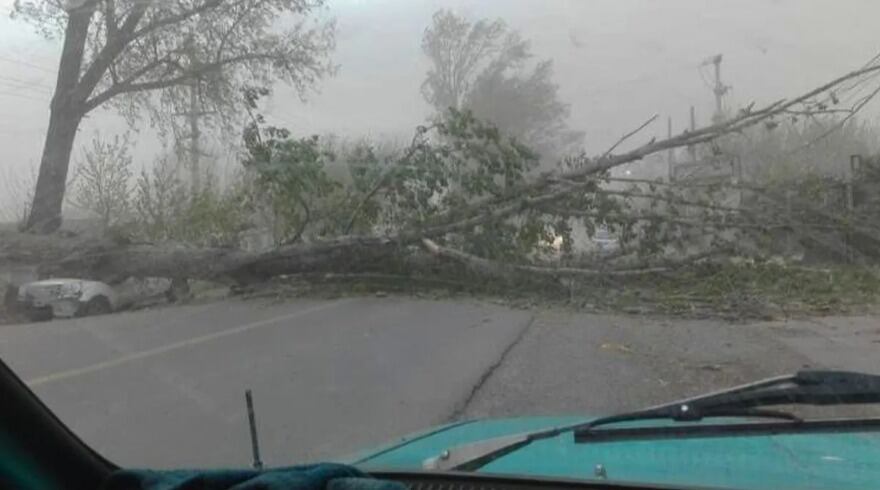 El pronóstico oficial mantiene alerta amarilla y naranja por tormentas y vientos en distintas zonas de la provincia (Diario UNO)