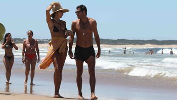 Dolores Barreiro y su novio