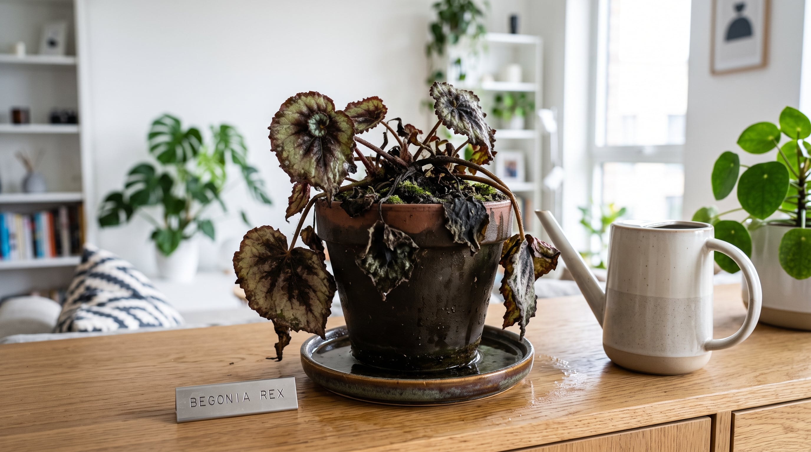 La Begonia rex requiere un sustrato ligeramente húmedo, aunque no tolera el encharcamiento. (Imagen Ilustrativa Infobae)