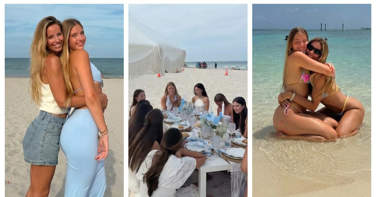 The exclusive birthday of Aitana, daughter of Rocío Guirao Díaz and Nicolás Paladini, on Miami beach: the pictures