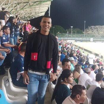 Iván David Vega en el