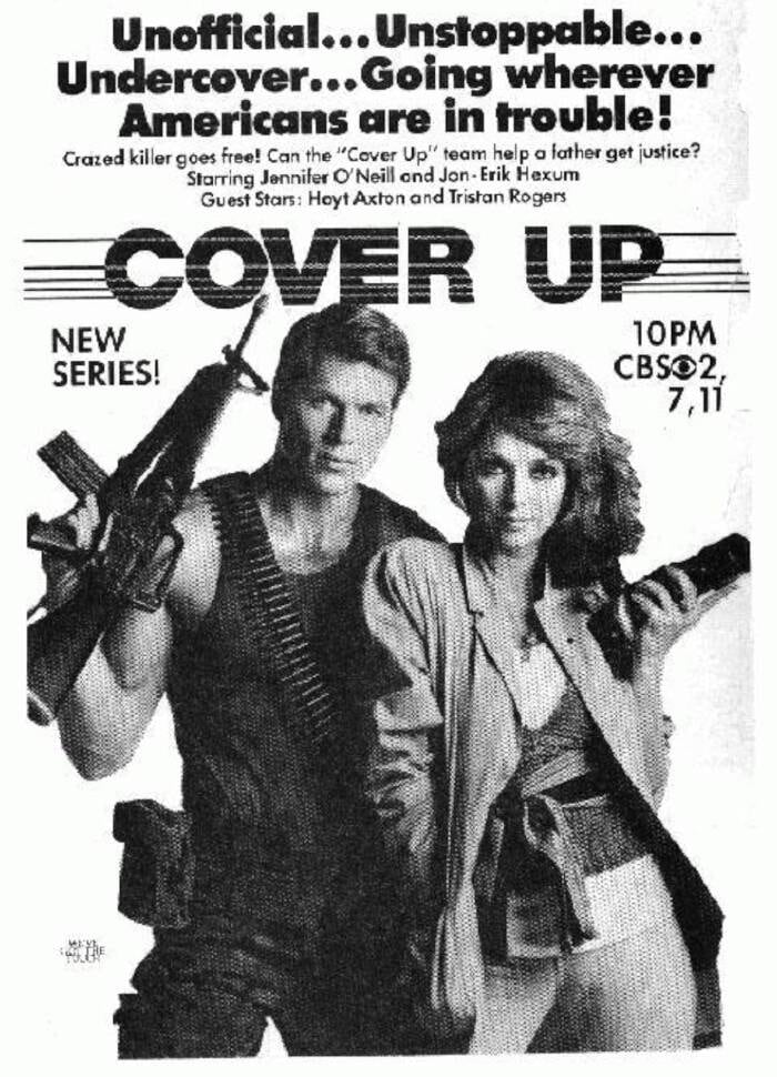 Jon-Erik Hexum se hizo famoso en la serie Modelo masculino, conocida en Estados Unidos como Cover up