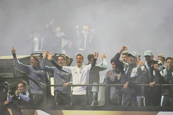 Recibimiento Selección Argentina - Ezeiza - Predio AFA
