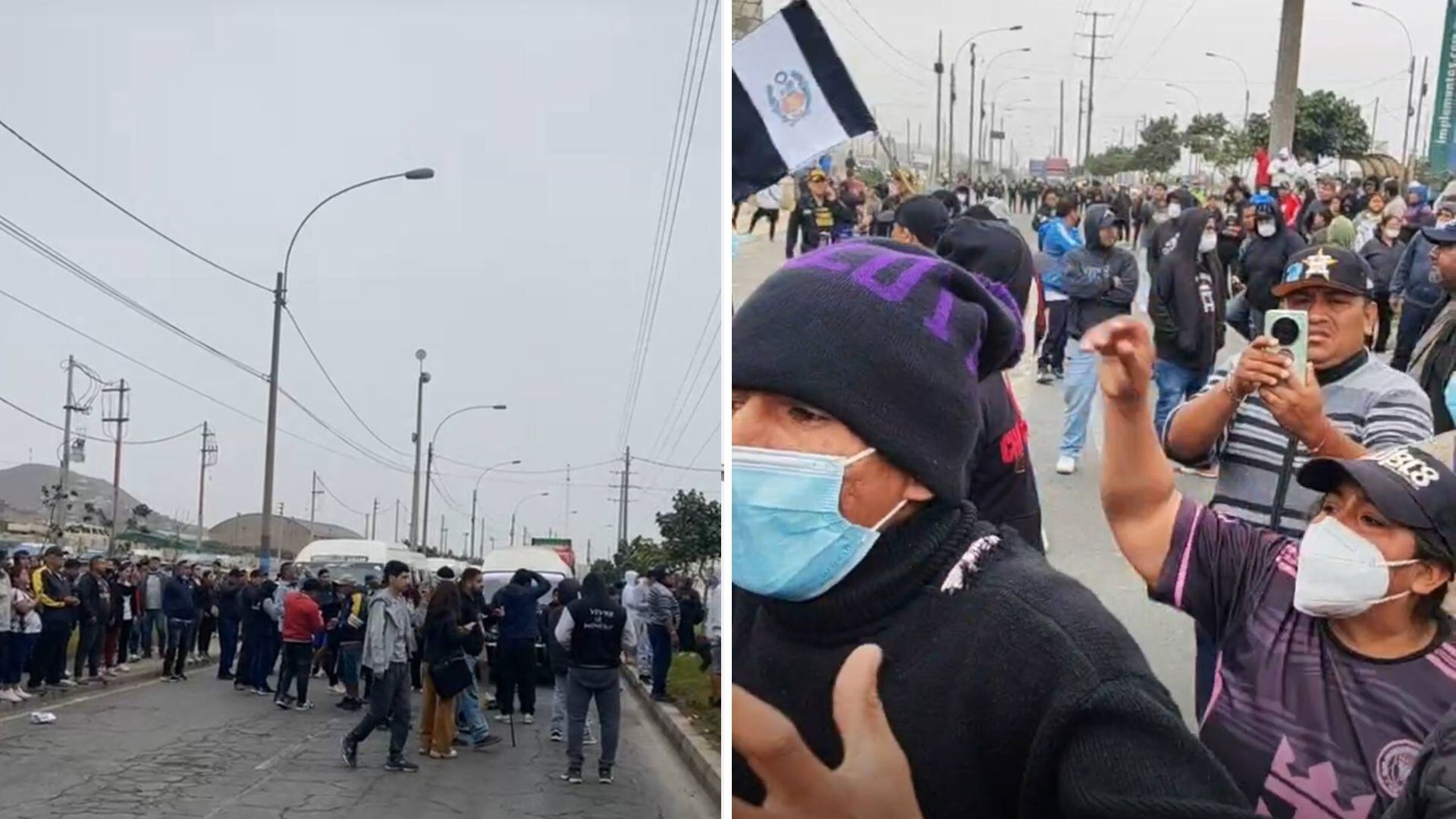 El transporte público en Ventanilla se paralizó tras el asesinato de un conductor y el bloqueo total de la avenida Néstor Gambetta.