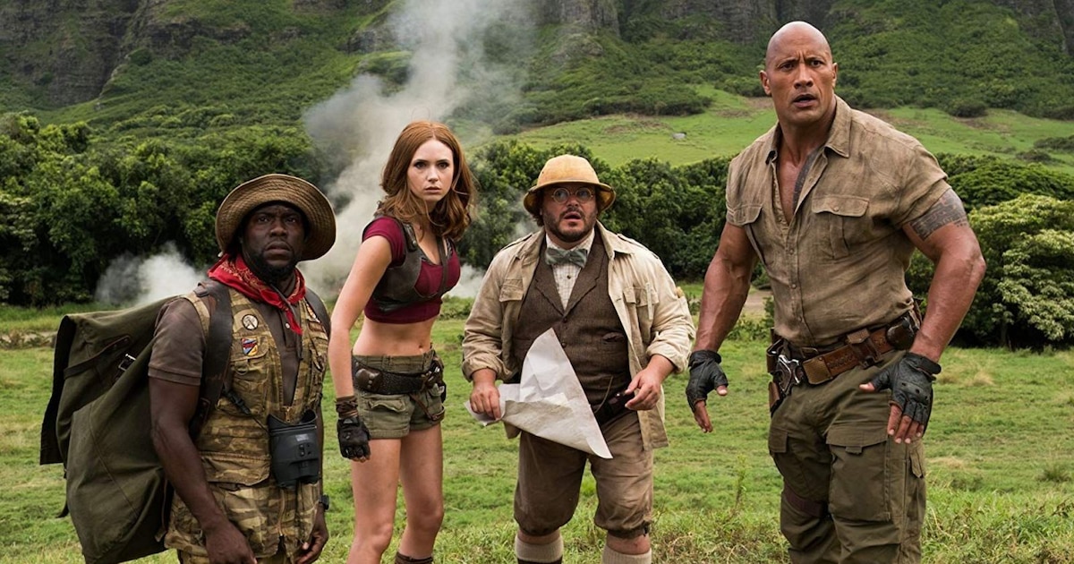 Primer vistazo a ‘Jumanji: Mundo abierto’, la tercera aventura de la saga con el regreso de Dwayne Johnson y el resto del reparto