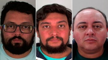 Matías, Nelson y Cristian Martínez