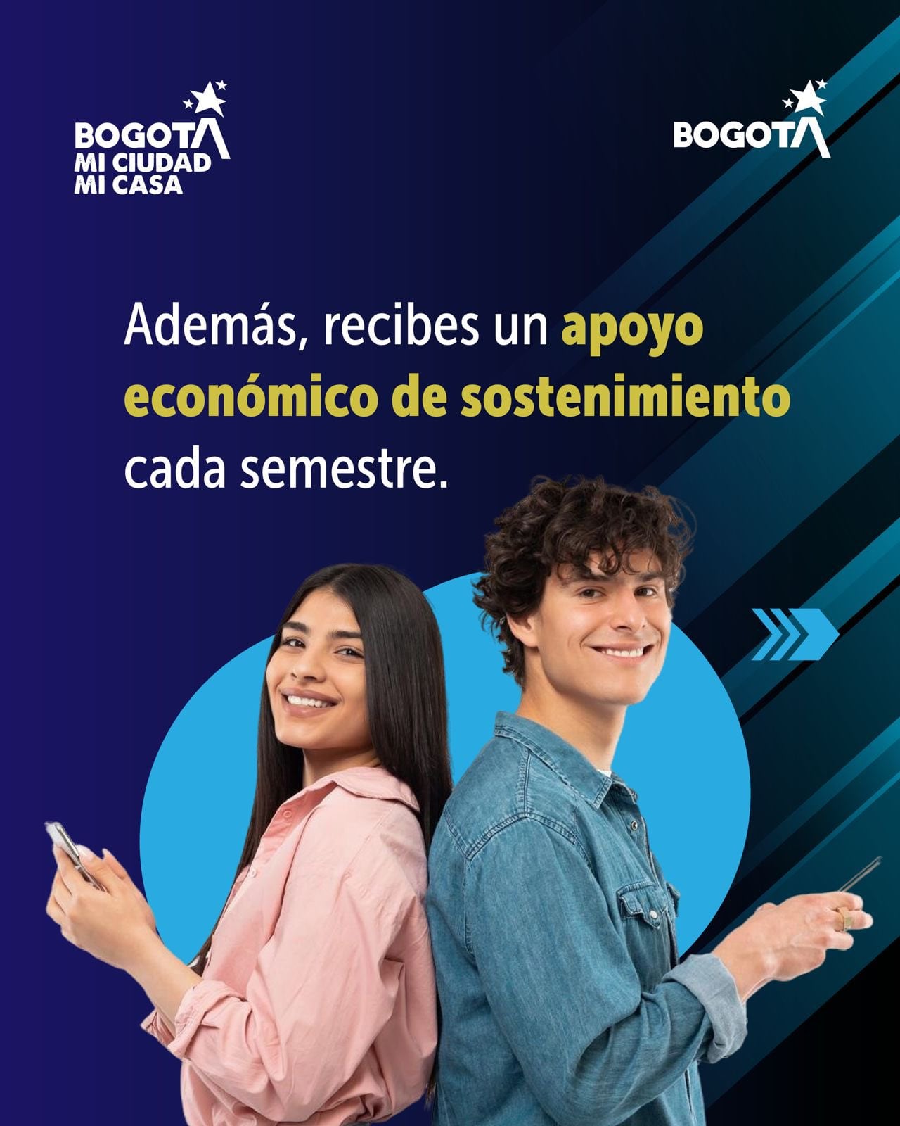 El programa Jóvenes a la E entrega hasta un salario mínimo por período académico, sujeto a la verificación de matrícula e inicio de estudios - crédito Agencia Atenea/X
