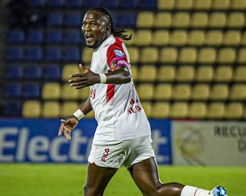 Hugo Rodallega fue el capitán de Independiente Santa Fe en su victoria 2-1 ante Deportivo Pasto - @santafe_oficial/Instagram