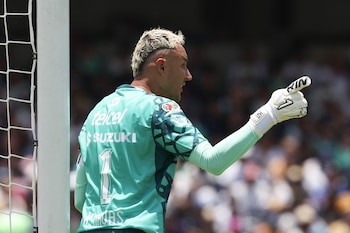 Keylor Navas regresó a la selección de Costa Rica bajo la dirección técnica interina de Bryan Ruiz. EFE/ Alex Cruz