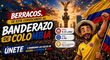 (Facebook: Los Berracos Somos Mas, Comunidad Colombiana en México)