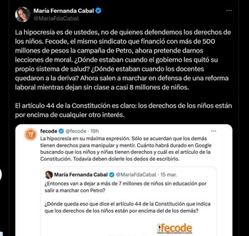 La congresista del Centro Democrático